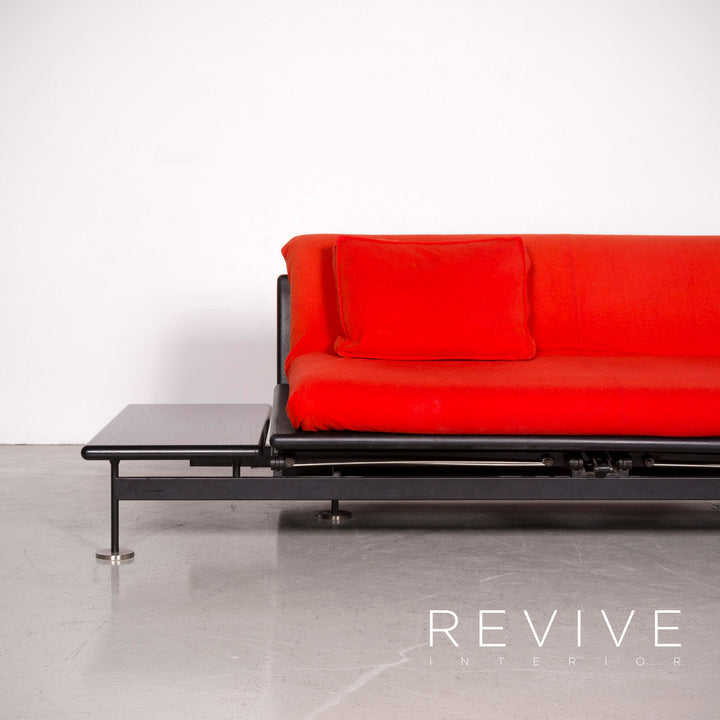 Arflex Pepper Stoff Sofa Rot by Guido Rosati Zweisitzer Schlafsofa Funktion Couch #7604