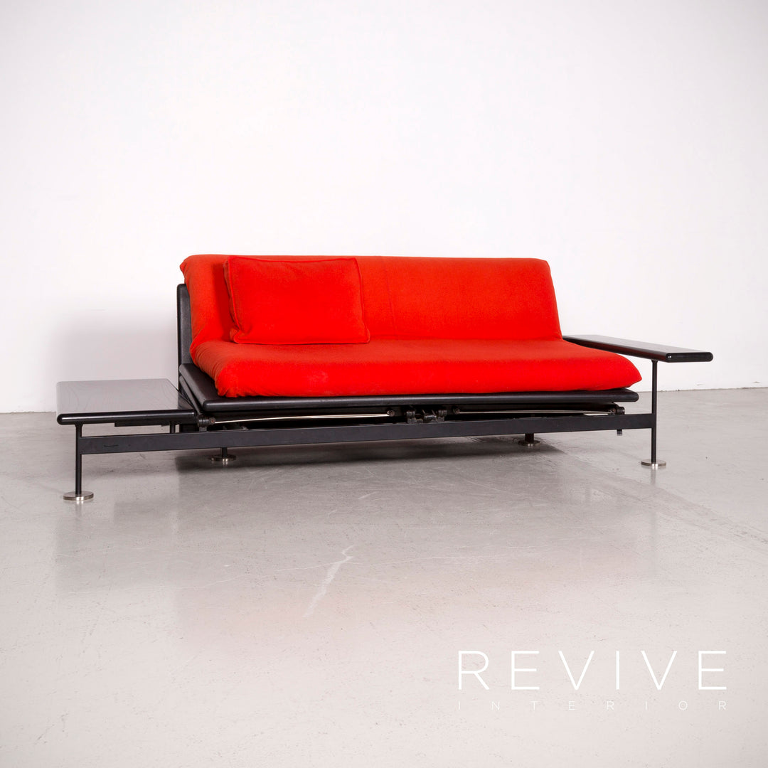 Arflex Pepper Stoff Sofa Rot by Guido Rosati Zweisitzer Schlafsofa Funktion Couch #7604