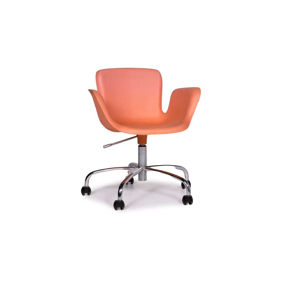 Cappellini Juli 09 Kunststoff Sessel Orange Apricot Stuhl Polypropylen Werner Aisslinger #10564