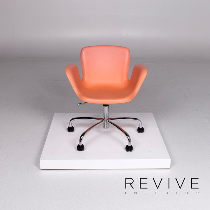 Cappellini Juli 09 Kunststoff Sessel Orange Apricot Stuhl Polypropylen Werner Aisslinger #10564