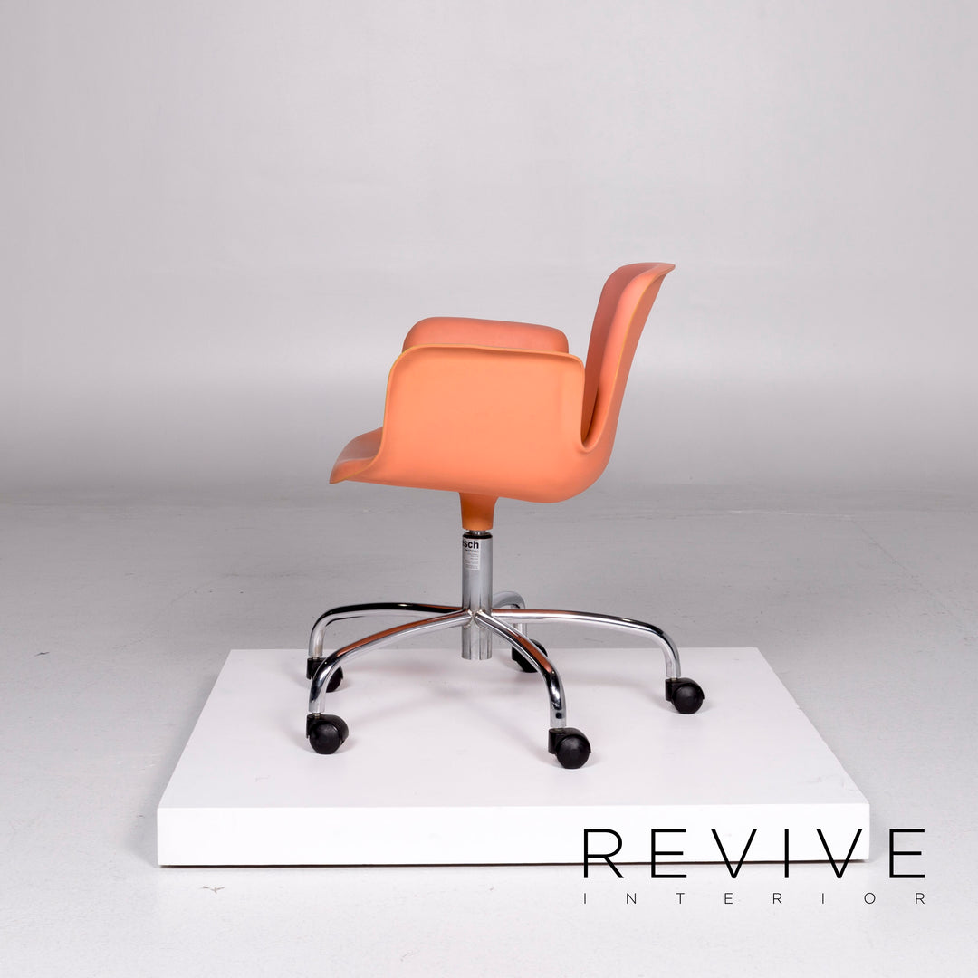Cappellini Juli 09 Kunststoff Sessel Orange Apricot Stuhl Polypropylen Werner Aisslinger #10564