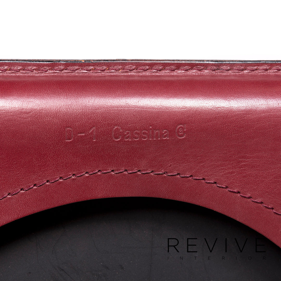 Cassina Cab 412 Leather Armchair Red Armchair #9119