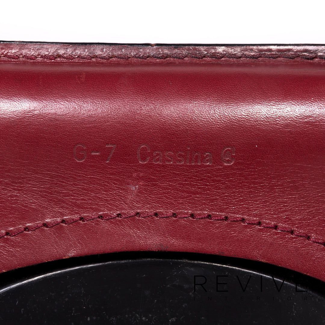 Cassina Cab 412 Leder Sessel Rot Sessel #9191