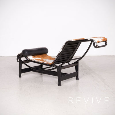Cassina Le Corbusier LC 4 Designer Leder Liege Braun Echtleder #8092