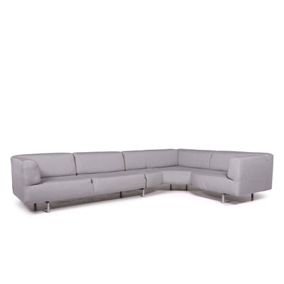 Cassina Met Stoff Ecksofa Grau Sofa Couch #10320