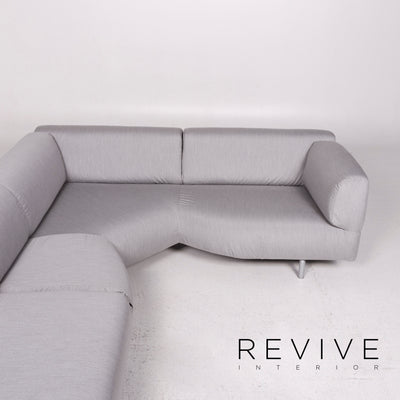 Cassina Met Stoff Ecksofa Grau Sofa Couch #10320