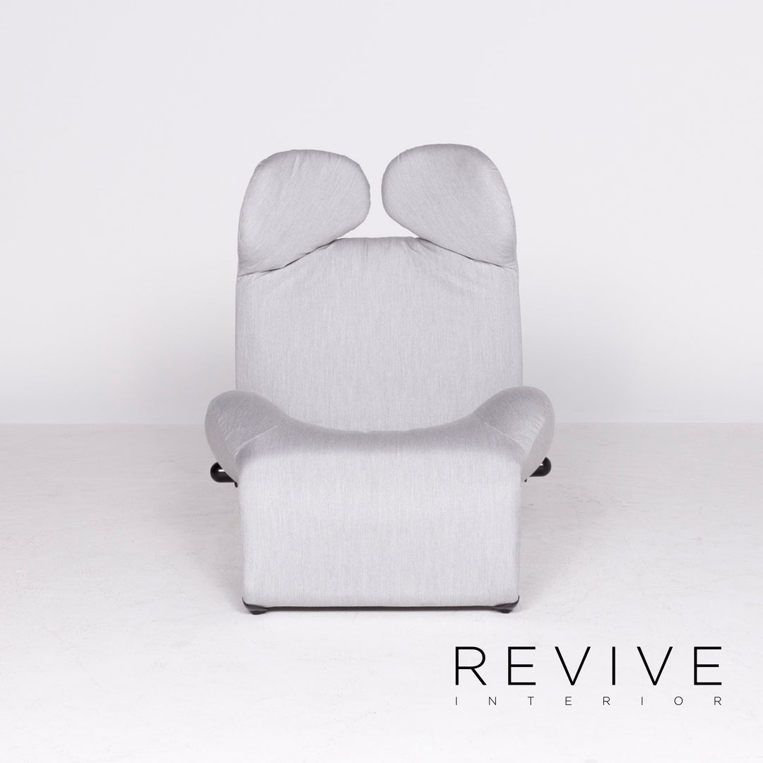 Cassina Wink Designer Fabric Armchair Gray Chair Lounger #7960