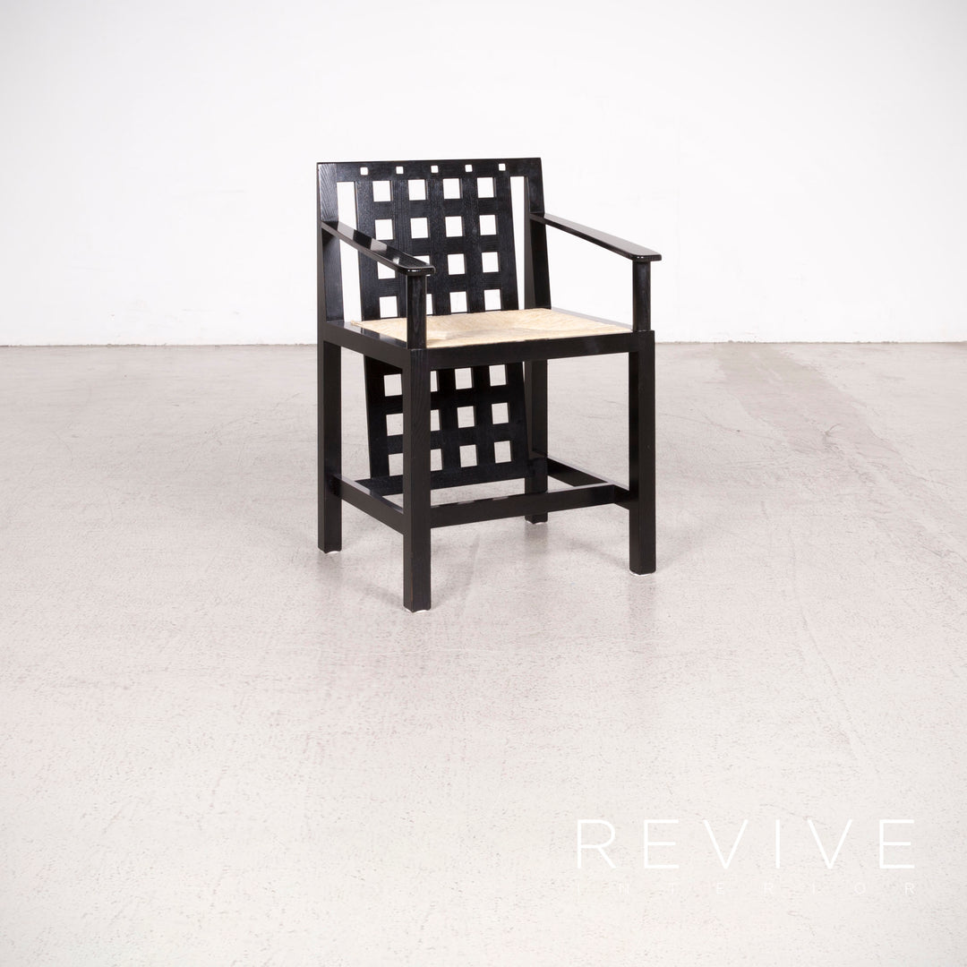 Cassina ds 3 Wooden Chair Black Armchair #8280