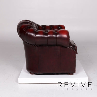 Centurion Leder Sessel Rot #11207