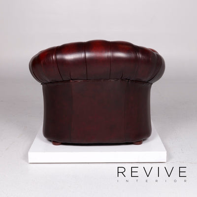 Centurion Leder Sessel Rot #11207