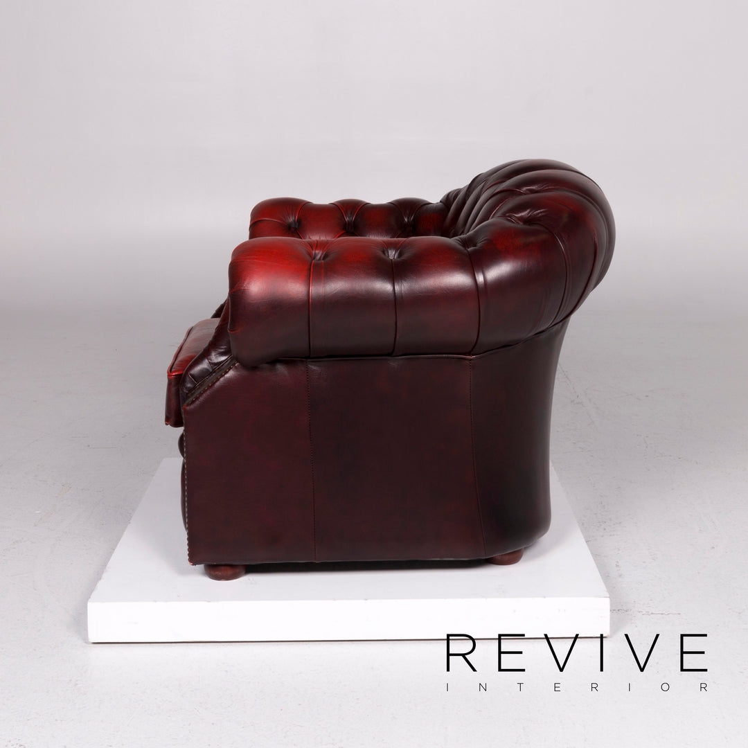 Centurion Leder Sessel Rot #11208