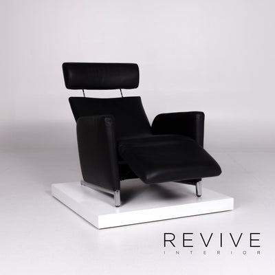 Cor Bico Leder Sessel Schwarz inkl. Relax-Funktion #10856