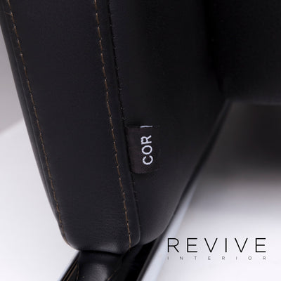 Cor Bico Leder Sessel Schwarz inkl. Relax-Funktion #10856