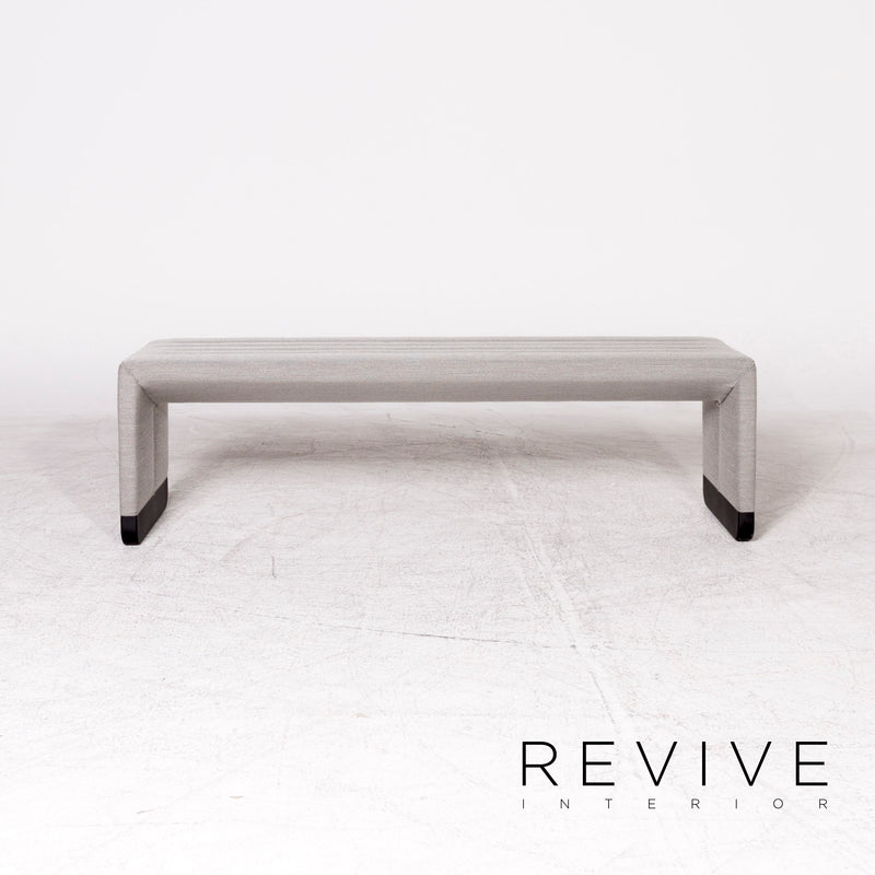 Cor Bridge Stoff Hocker Bank Grau Hockerbank Schemel 