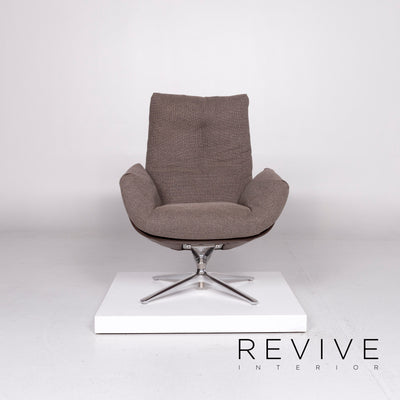 Cor CORDIA Stoff Lounge Sessel Braun Schlamm Kippfunktion Relaxfunktion Funktion #10891