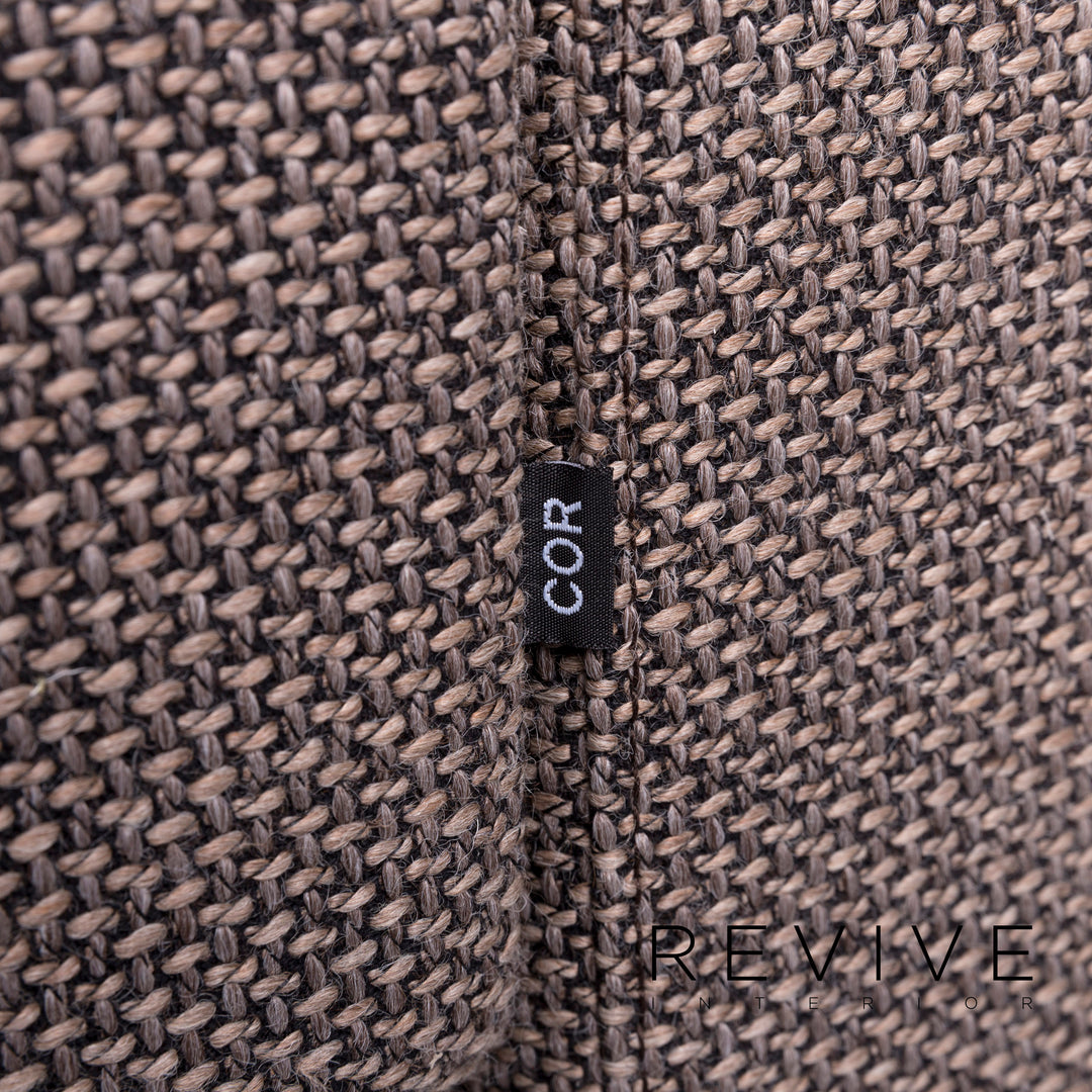 Cor Conseta fabric sofa set brown light brown #12025
