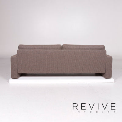 Cor Conseta Stoff Sofa Garnitur Braun Hellbraun #12025