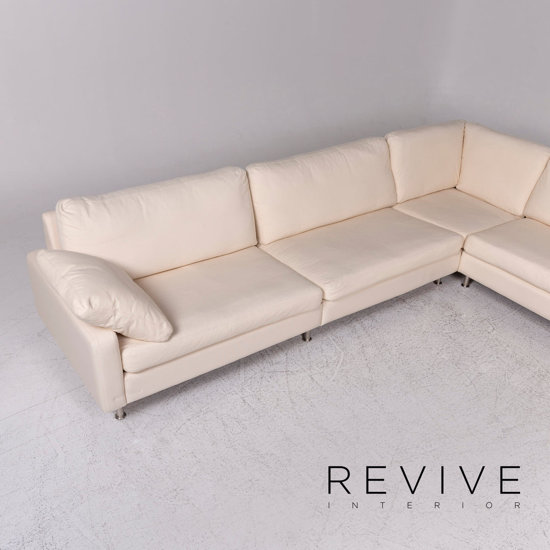 Cor Fabric Corner Sofa White Sofa Couch #9273