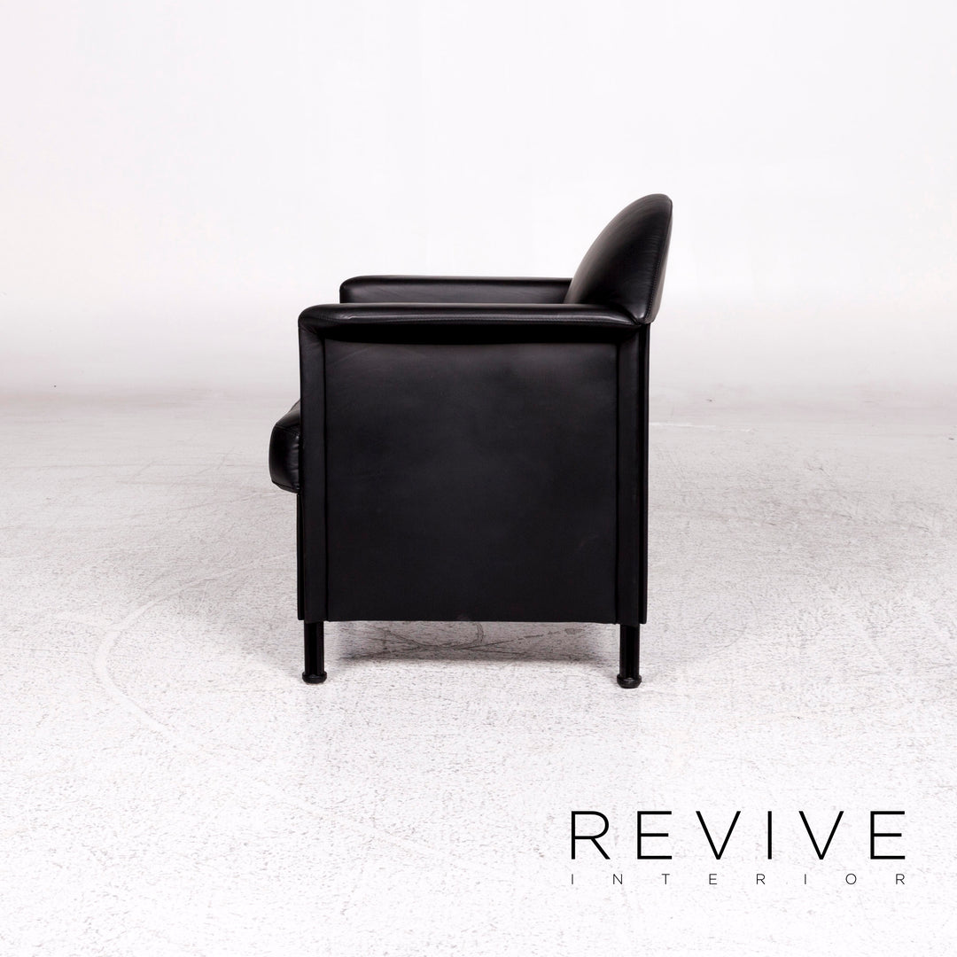 Cor Leder Sessel Schwarz #10154