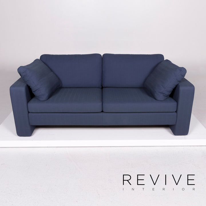 Cor Fabric Sofa Blue Two Seater #11449