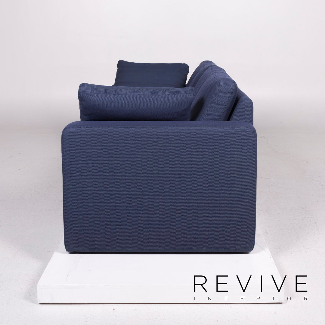 Cor Fabric Sofa Blue Two Seater #11449