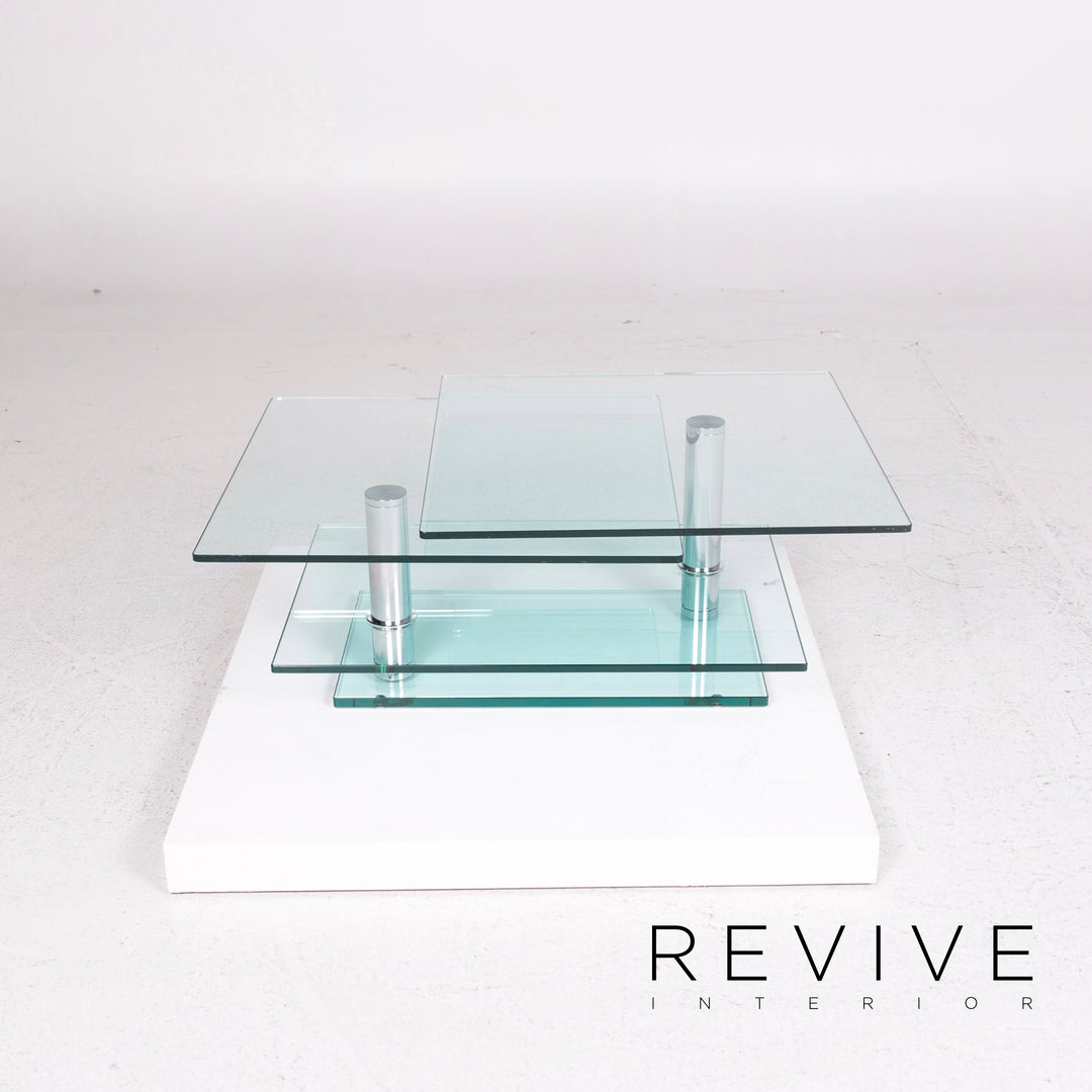 Draenert Imperial Glass Coffee Table Feature Movable Table #12155