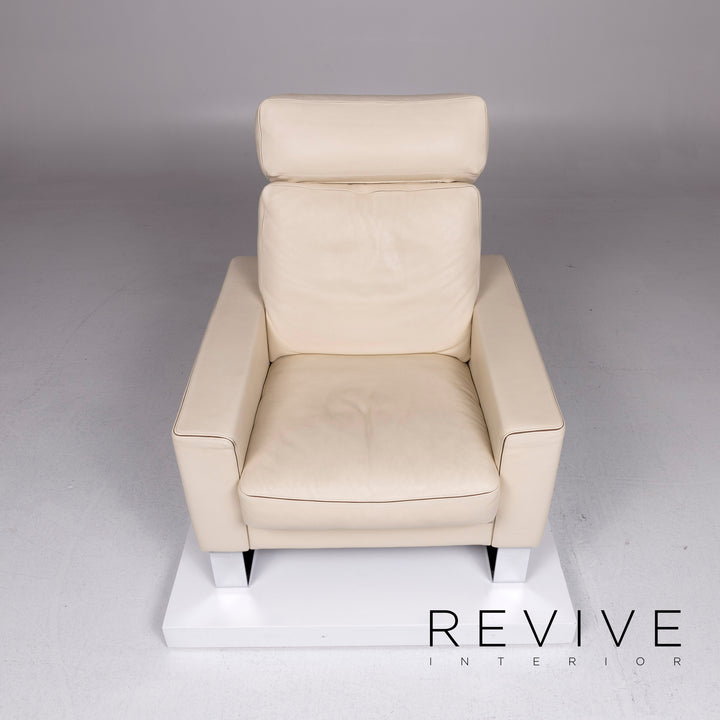 Erpo CL 400 Sofa Garnitur Creme 1x Zweisitzer 3x Sessel 2x Hocker #10600