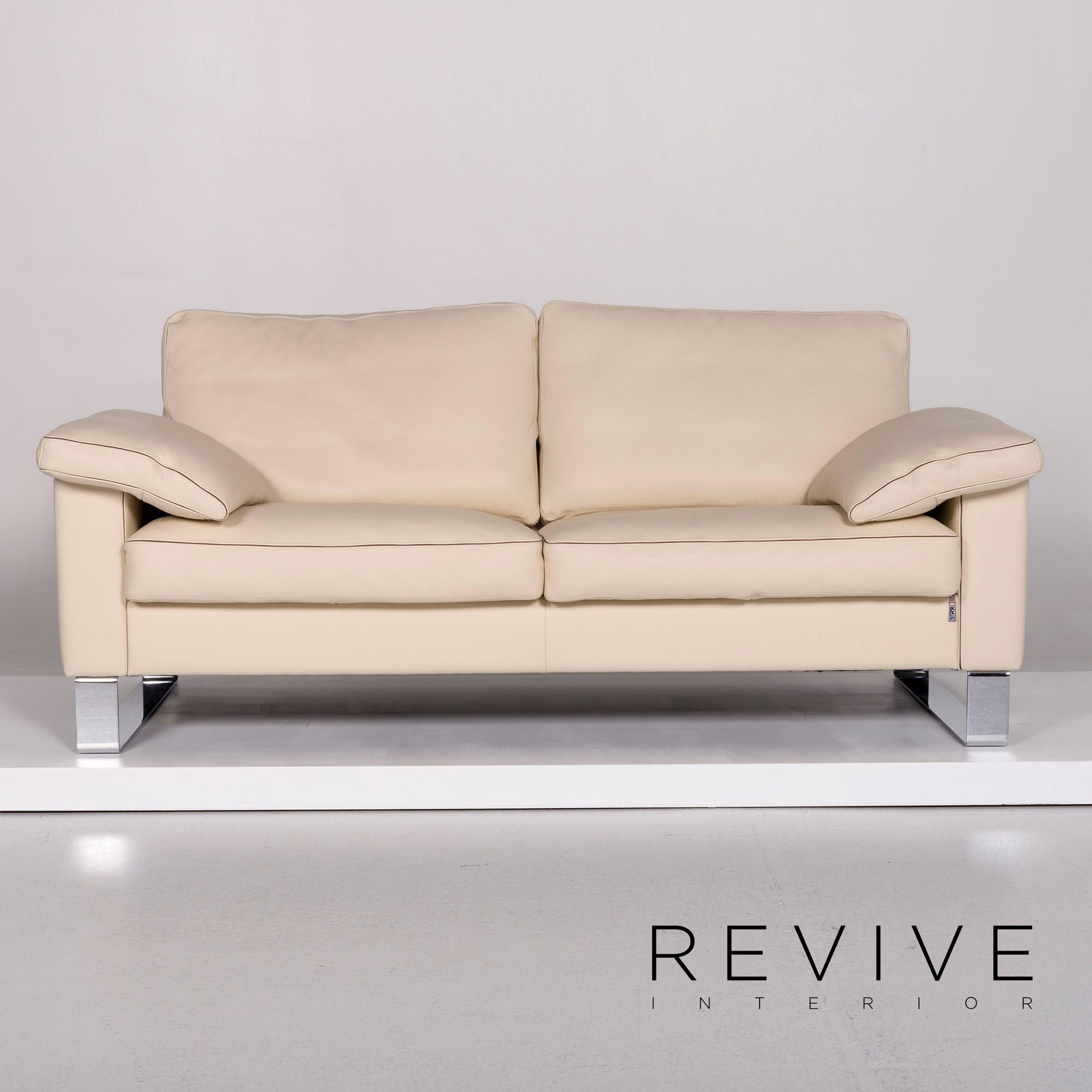 Erpo CL 400 sofa set cream 1x two-seater 3x armchair 2x stool #10600