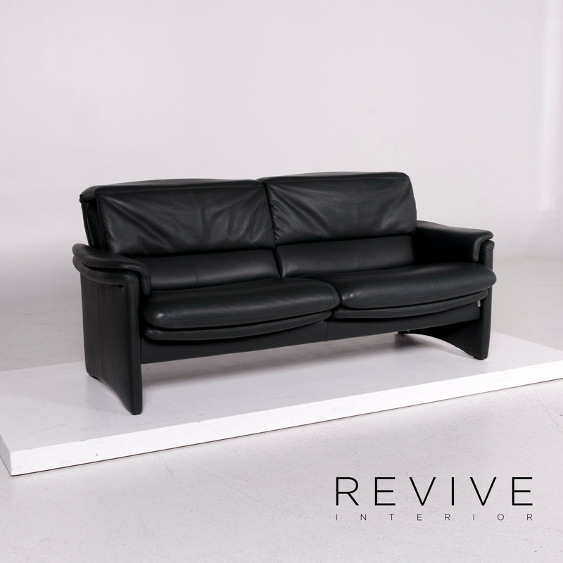 Erpo Leder Sofa Grün Dunkelgrün Zweisitzer Funktion Couch 