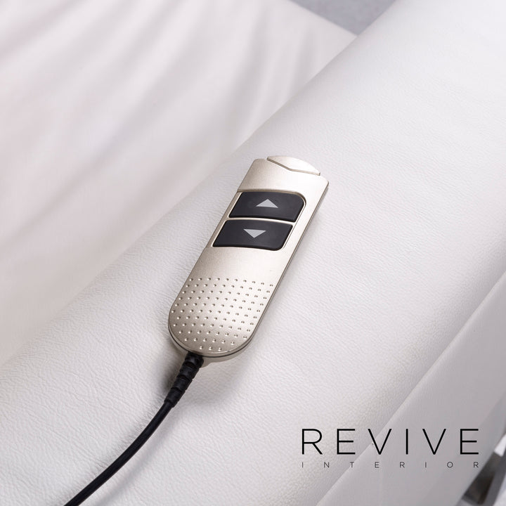 Ewald Schillig Brand Face Leder Ecksofa Weiß Sofa Funktion Elektrische Funktion Couch #10952