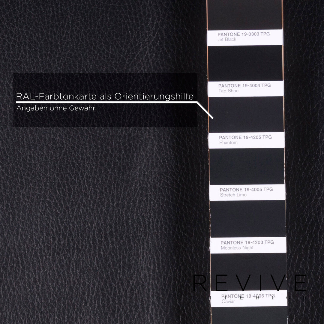 Ewald Schillig Courage Leder Sofa Schwarz Ecksofa #11191