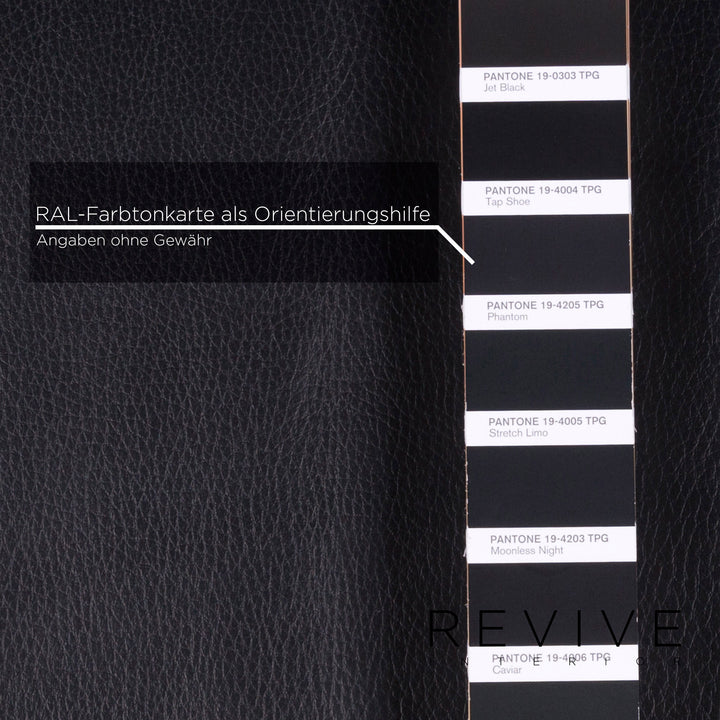 Ewald Schillig Courage Leder Sofa Schwarz Ecksofa #11191