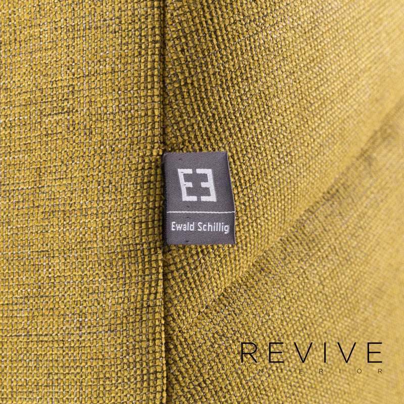 Ewald Schillig Scrabble Stoff Sofa Grün Dreisitzer Couch 