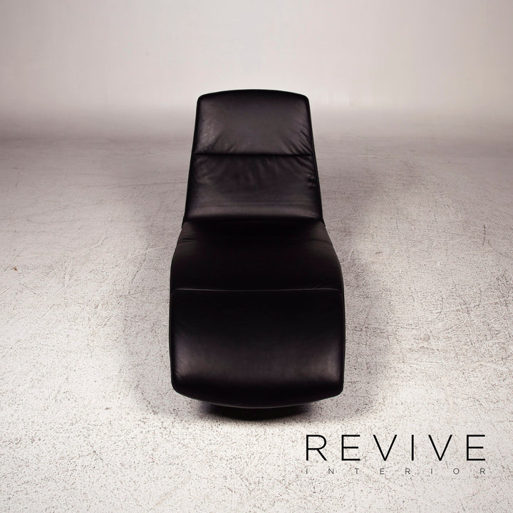 Ewald Schillig Silence Leder Liege Schwarz Relax Schlaf Funktion #9910