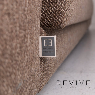 Ewald Schillig Stoff Ecksofa Braun Sofa Schlafsofa Schlaffunktion Funktion Couch #12248