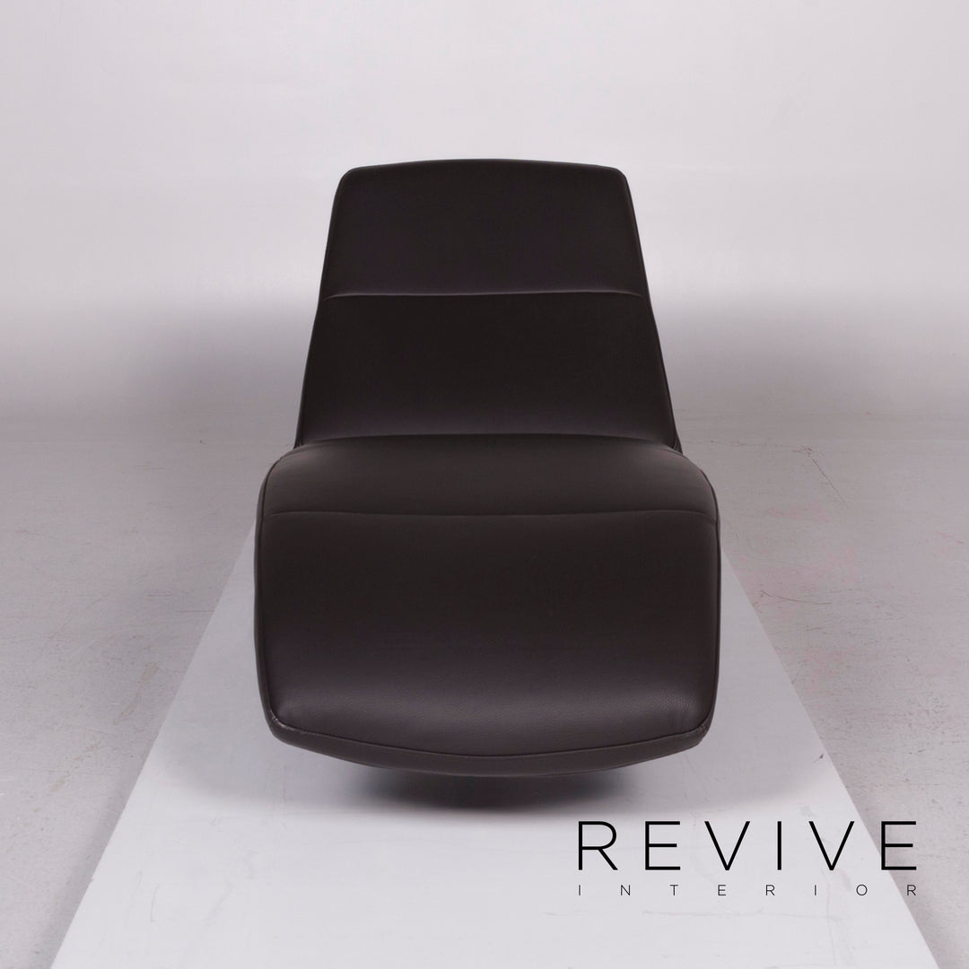 Ewald Schillig Braun Liege Leder #1136