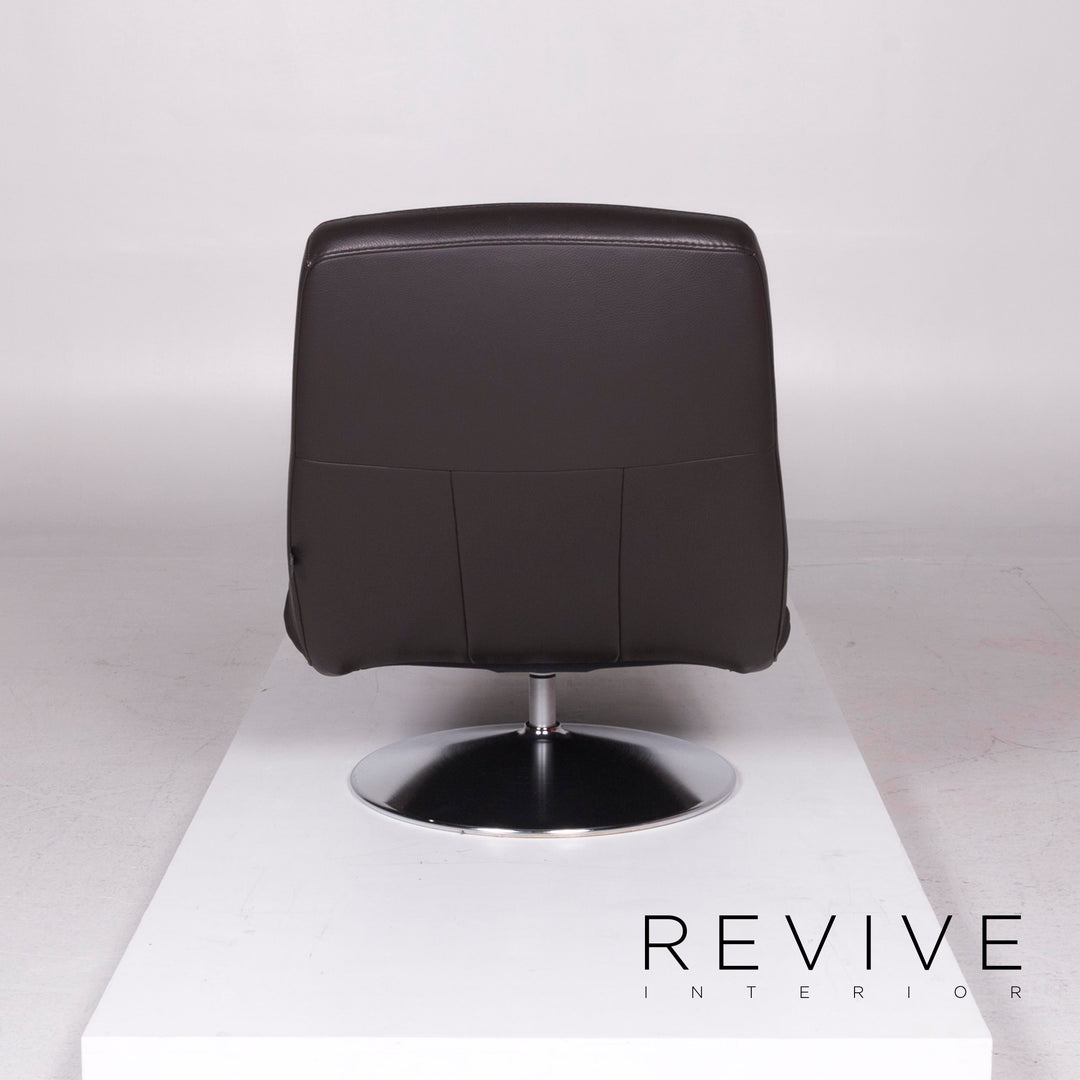 Ewald Schillig Braun Liege Leder #1136