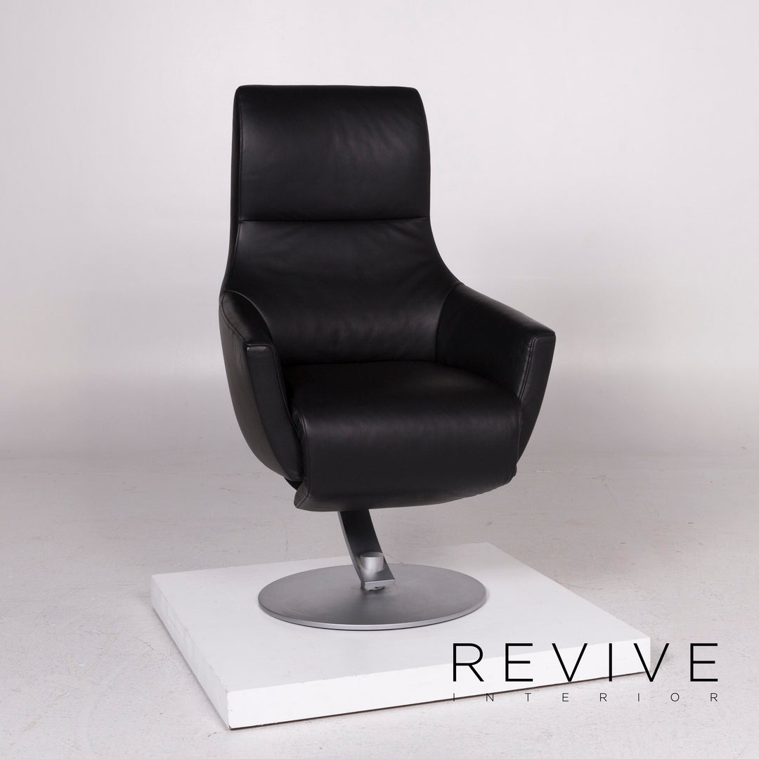 FSM leather armchair black incl. electr. Feature #11754