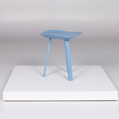 Freistil Rolf Benz Metall Hocker Blau Hellblau #10643