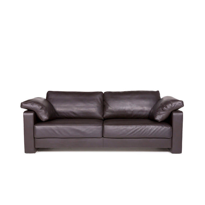 Gyform Composit A Divano 206 Leder Sofa Braun Dunkelbraun Zweisitzer Couch #11288