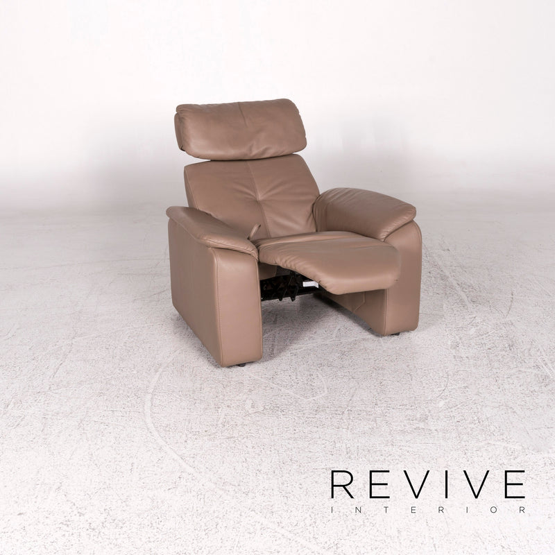 Himolla Leder Sessel Beige Relax Funktion 
