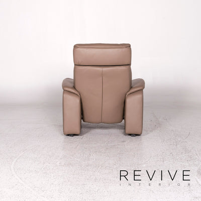 Himolla Leder Sessel Beige Relax Funktion #9841