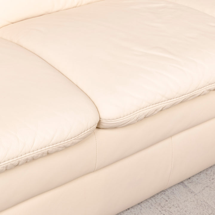 Himolla leather sofa cream corner sofa genuine leather #8207