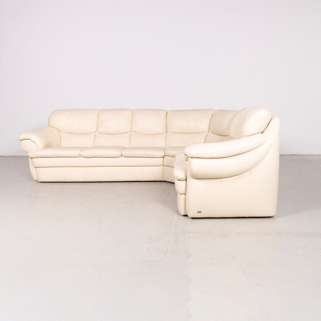 Himolla leather sofa cream corner sofa genuine leather #8207