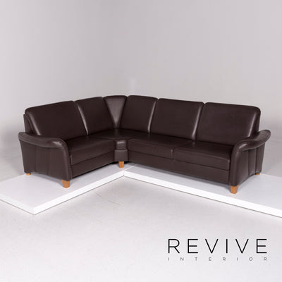 Himolla Leder Ecksofa Braun Dunkelbraun Sofa Cocuch #11949