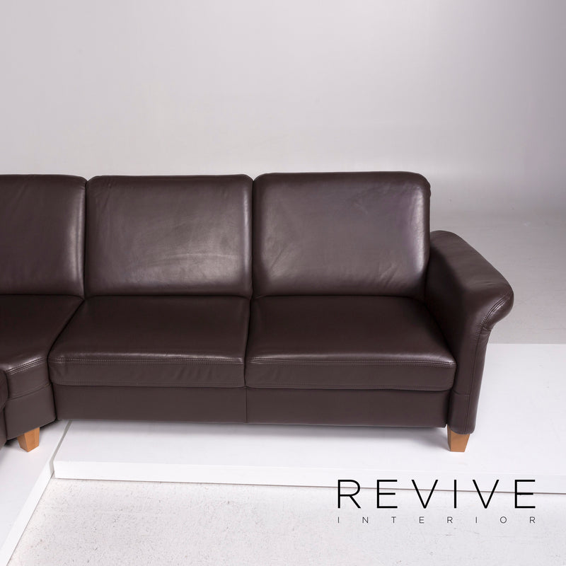 Himolla Leder Ecksofa Braun Dunkelbraun Sofa Cocuch 