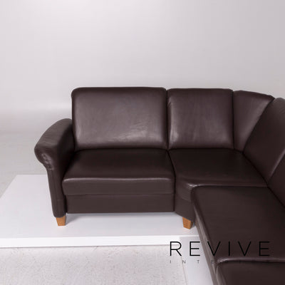 Himolla Leder Ecksofa Braun Dunkelbraun Sofa Cocuch #11949