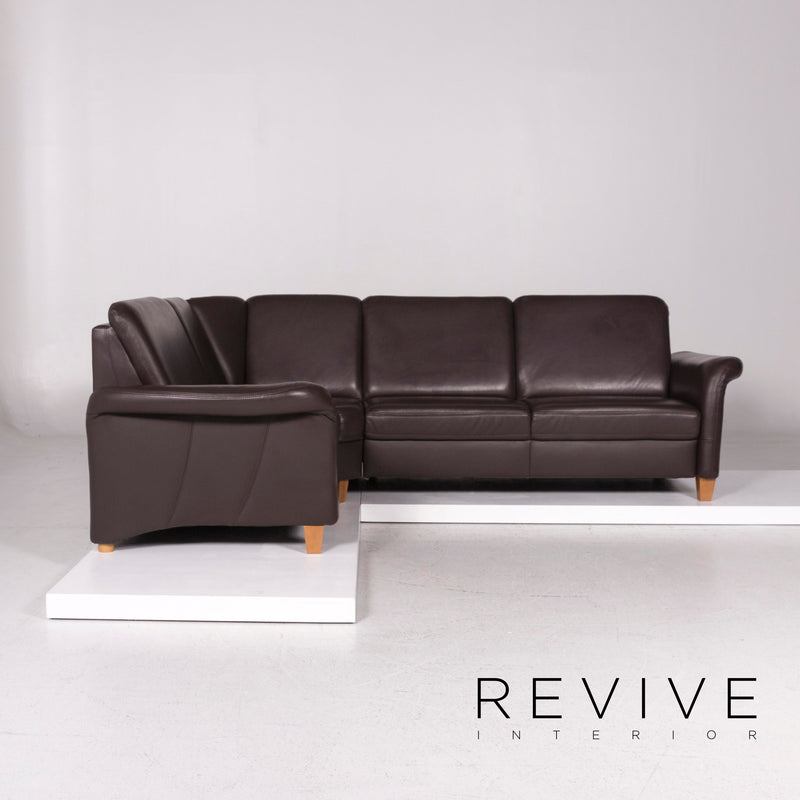 Himolla Leder Ecksofa Braun Dunkelbraun Sofa Cocuch 