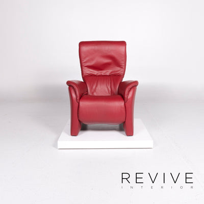 Himolla Leder Sessel Rot Relaxfunktion Funktion #11251