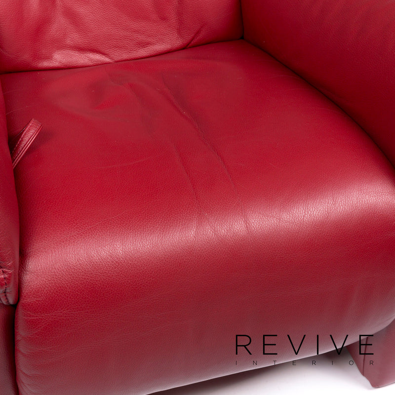Himolla Leder Sessel Rot Relaxfunktion Funktion 